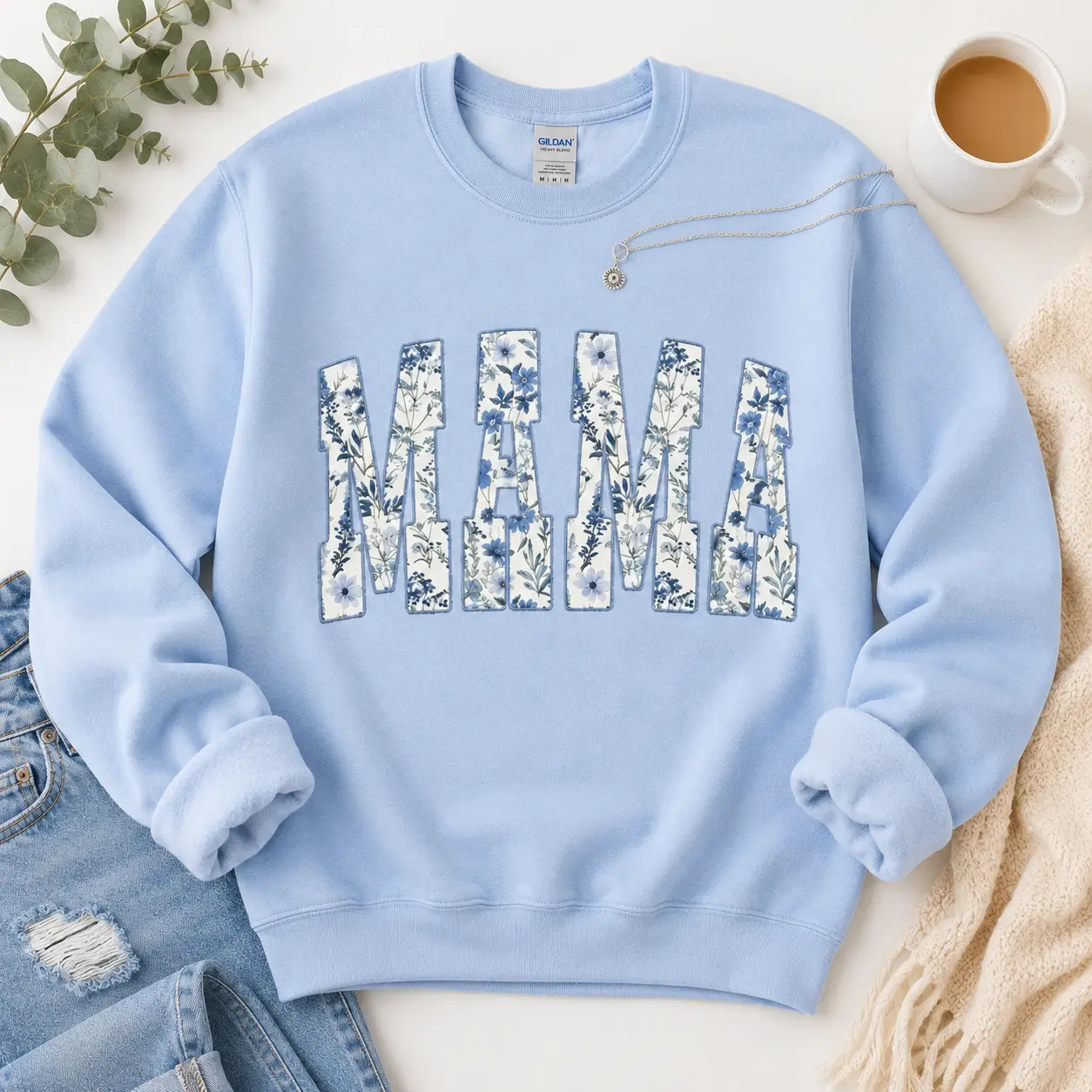 Mama Floral Sweatshirt & Tshirt, Mom Sweater, Mothers Day Gift, Girly Aesthetic Gift For Mom, Trendy Mom Shirt, Cute Mom Sweatshirt, Mama Sweater, gift women and men