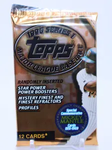 1996 Topps Series 1 Baseball Pack (12 Cards)