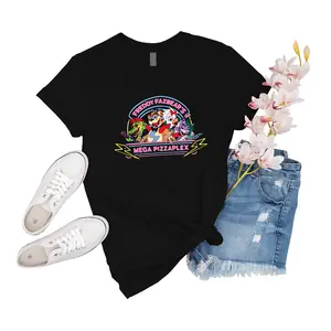 T-Shirt Unisex Fnaf Security Breach Glamrock Freddy Fnaf Security Breach Gift For Men Sleeve Women Boy Shirt Family Short
