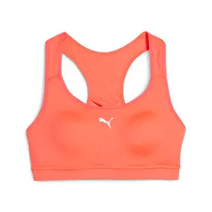 PUMA Womens 4Keeps Run Sports Bra Casual Casual - Red