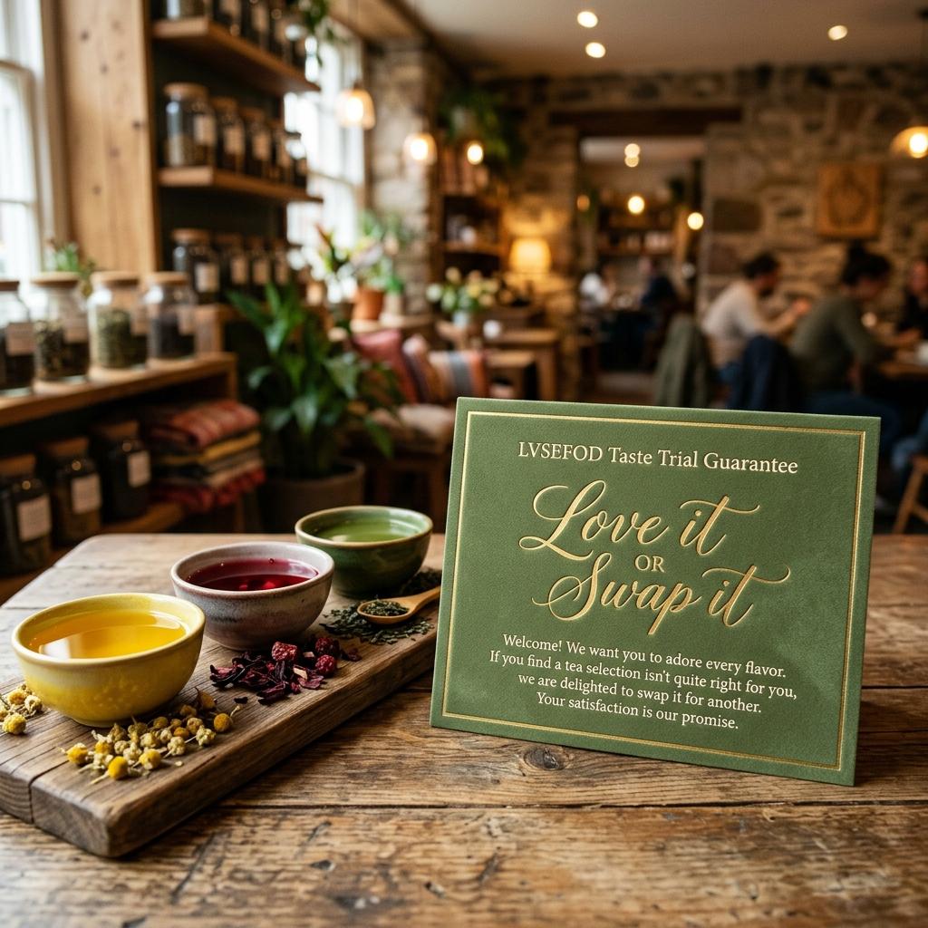 LVSEFOD Herbal Tea: "Love It or Swap It" Risk-Free Trial Card (Virtual Service Card)