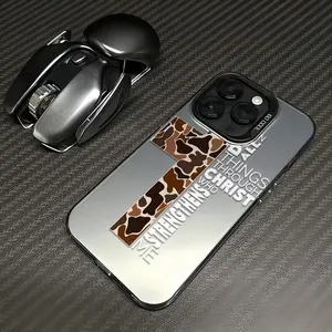 Camo Faith Cross TPU Phone Case Compatible with iPhone 17 Pro Max Phone Case 17 Air 16 E 15 Plus 14 13 12 11 X XS XR 7 8 Plus Samsung Galaxy S21 22 23 24 25 ULTRA FE Plus Anti-Drop Protection