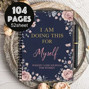 A5 Spiral Daily Planner Notebook, Personal Habit Tracker Log, Daily Schedule Organizer, Target Setting for Men and Women, Home Use