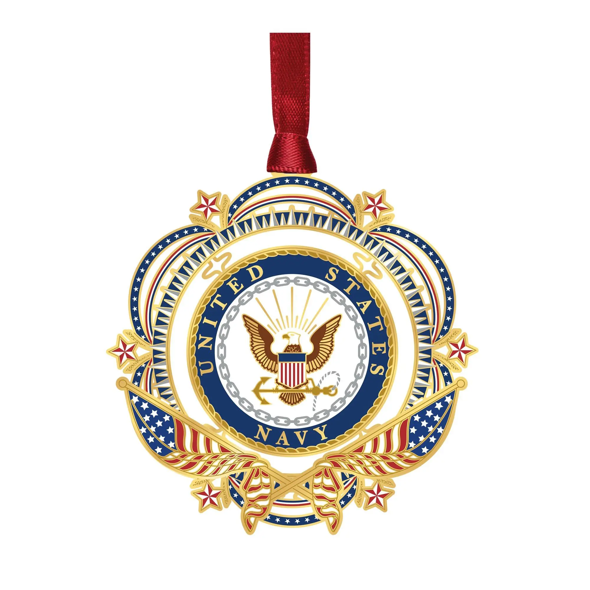 Patriotic Navy Ornament