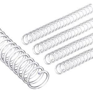 20mm(3/4") Plastic Spiral Binding Coils, 50 Pcs 170 Sheet Capacity 4:1 Pitch Binding Spirals for Binding Paper Sheets, Transparent