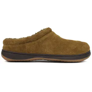 Tempur-Pedic Mens Arlow Scuff Casual Slippers Casual - Brown
