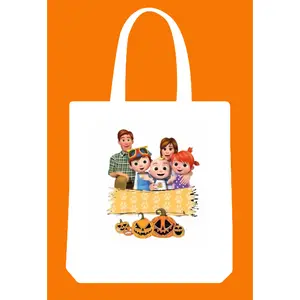 Cocomelon 13" Trick or Treat Tote Bag
