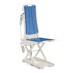 Electric Lift Chair for Elderly Falls, IPX8 Waterproof Foldable Shower Chair, Supports Up to 308 lbs, Raises to 19.7"