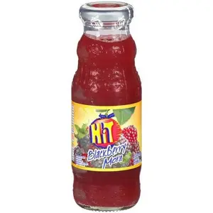 Hit Blackberry Fruit Juice 7.9oz - Refreshing Blend of Sweet and Tasty Blackberry Flavor for Fruity Drink Lovers