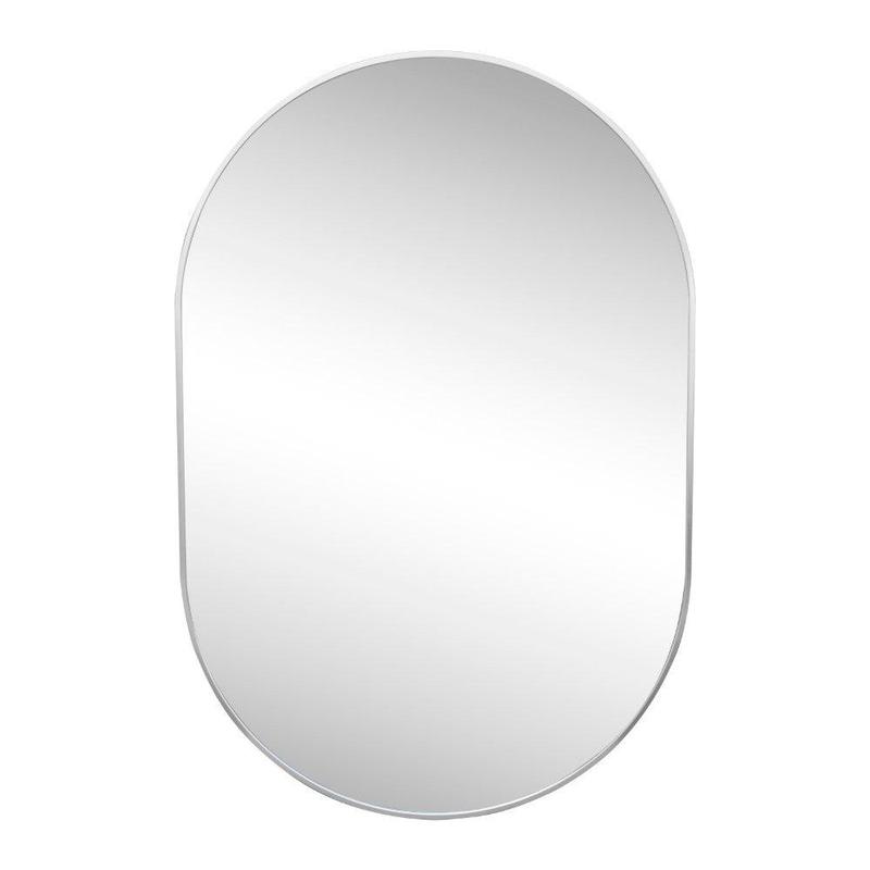 Milly 24 in. W x 36 in. H Medium Oval Metal Framed Wall Mirror