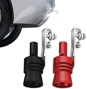 Car Turbo Whistle for Exhaust Pipe, Aluminum Alloy Exhaust Muffler Pipe Simulator for Car