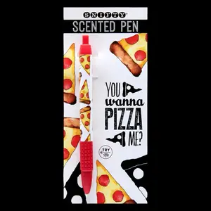 Pizza Scented Pen Carded - Set of 6