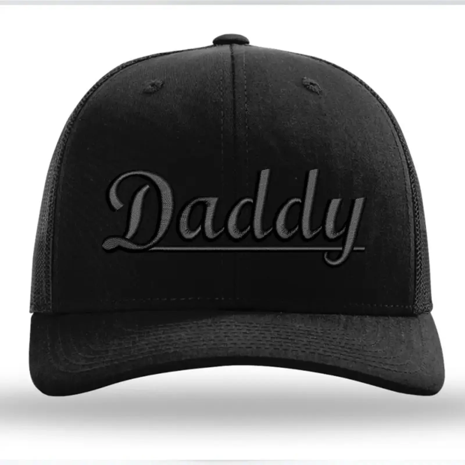 Daddy Embroidered Snapback Trucker Hat Custom Thread Color Vintage Soft Cotton Adjustable Hat Trendy Streetwear Gift for Men & Women