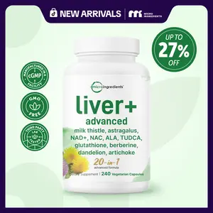 [LIVE Lab x New Arrivals Exclusive] Micro Ingredients Liver Advanced+, 240 Veggie Capsules, 20-in-1 Advanced Support Complex