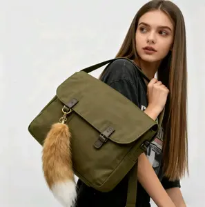 2026 Summer Faux Fox Tail Keychain Modacrylic Soft Fur Bag Charm for E-Girls Cosplay Gothic Accessories Conventions
