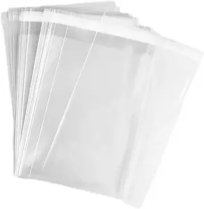 100pcs 5x7 Clear Self-Seal Cello Bags – Resealable Gift & Cookie Packaging