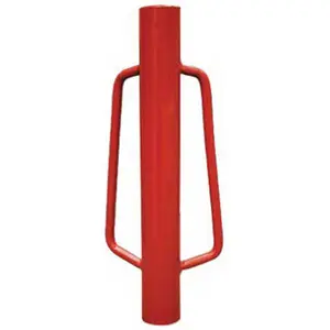 Midwest Air 901147A Red Fence Post Driver With Pin, Outdoor, Post Driving