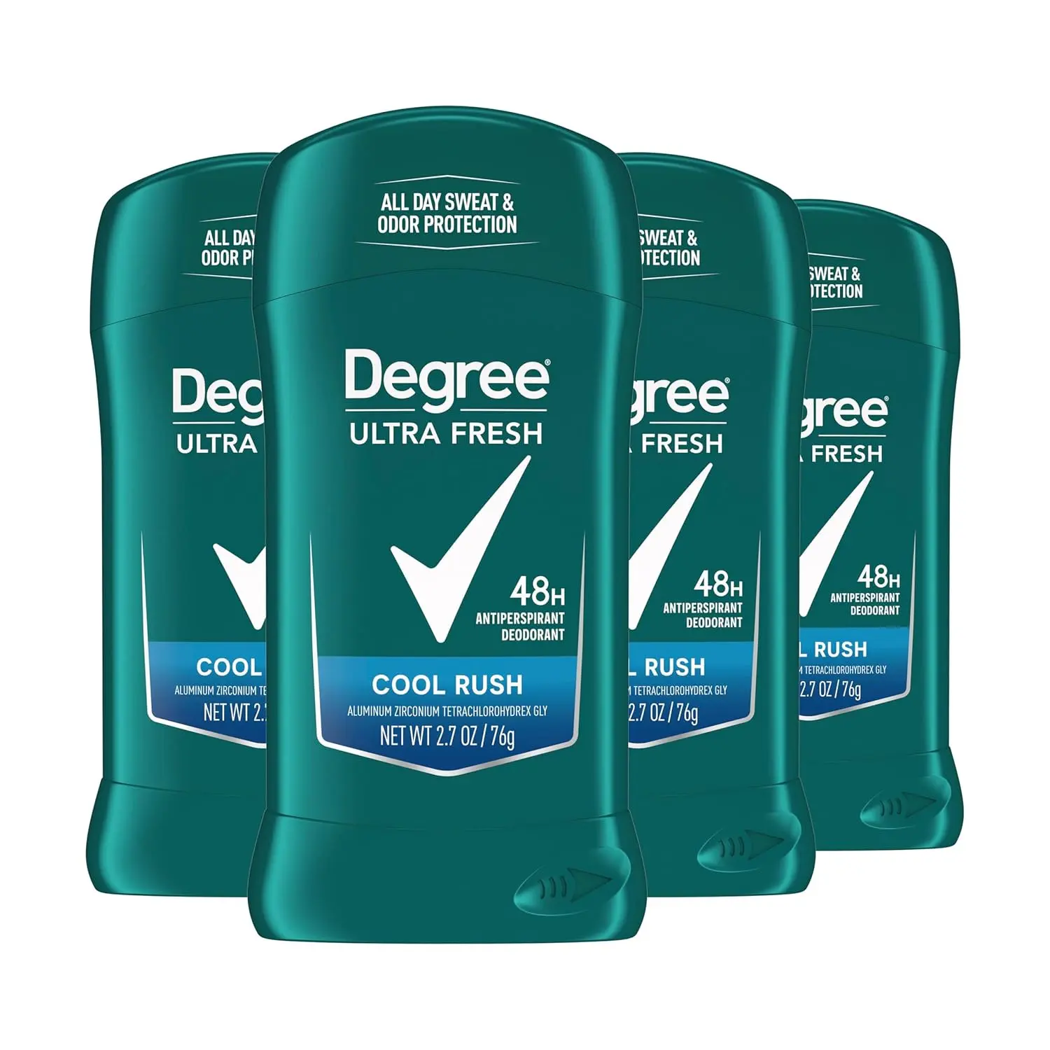 Men’s Ultra Fresh Cool Rush Antiperspirant Deodorant 4 Pack 2.7 oz Long-Lasting