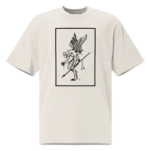 FORSAKEN BY HEAVEN Oversized faded t-shirt