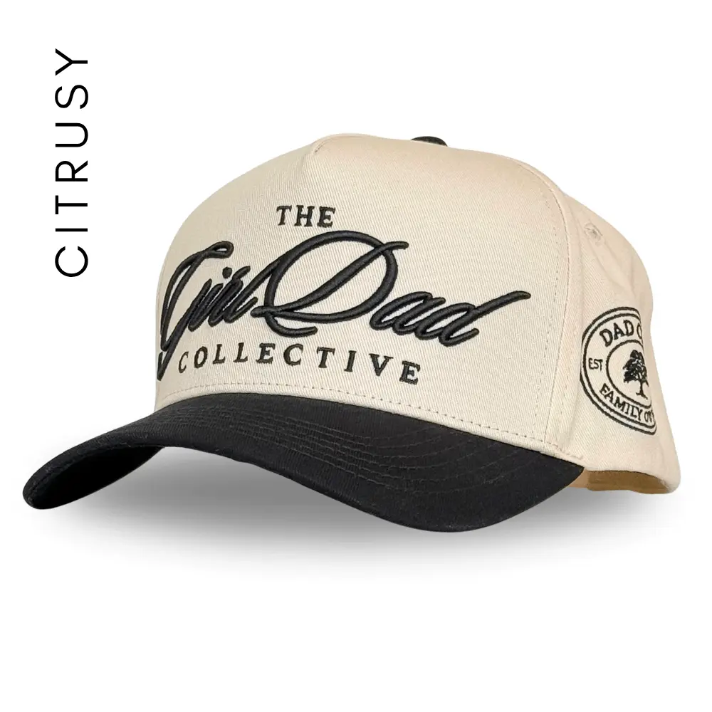 GIRL DAD TRUCKER HAT - CREAM/BLACK GIRL DAD TRUCKER HAT - CREAM/BLACK