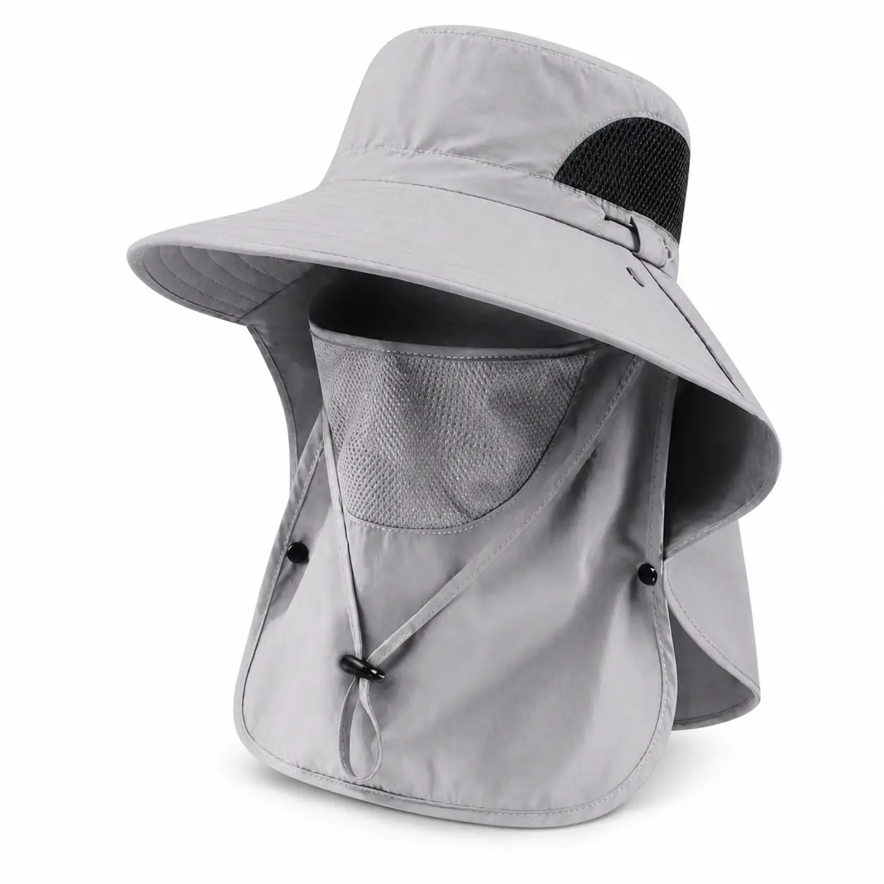 Spring/Summer Fisherman's Hat Detachable Outdoor Fishing Face Covering Neck Protection Sun Hat