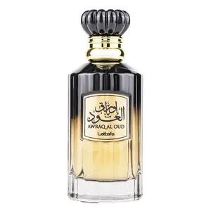 Lattafa Awraq Al Oud for Unisex Eau de Parfum Spray, 3.4 Ounce