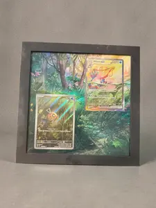 Feebas & Milotic EX Surging Sparks Pokemon Extended Art Frame 8.5 x 11 Frame