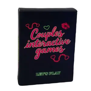 The couple interaction card game Tabletop Games, Party Board Game. Suitable for couple dates, friend gatherings, and drinking card games, enhancing relationships and deepening friendships. A gift for Christmas, Valentine's Day, and other parties.