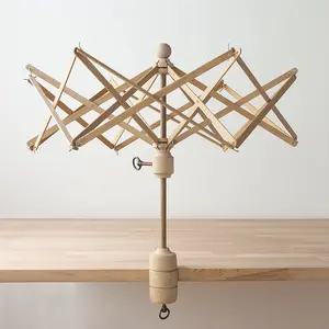 Yarn Swift – Birch Wood Umbrella Swift for Knitting & Crochet Hanks