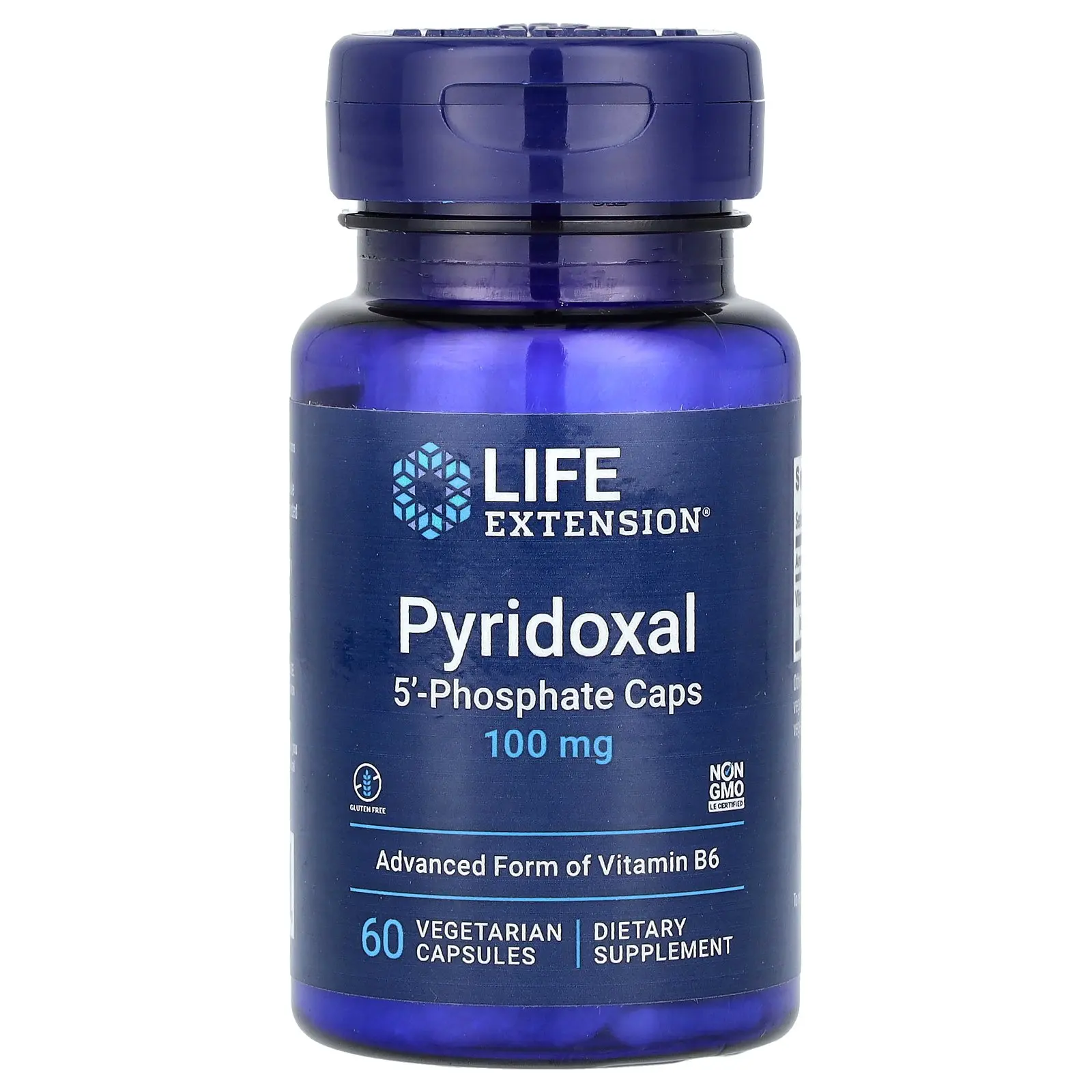 Life Extension Pyridoxal 5'-Phosphate Caps, 100 mg, 60 Vegetarian Capsules