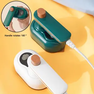 Portable Mini Travel Iron - 180° Rotating Head Foldable Ironing Machine with Advanced Steam Function, Non-Stick Soleplate, and Heat Resistant Travel Case - Essential Clothing Care Tool for Home, Travel, and Business Trips