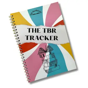 TBR Tracker Readers Journal with Spiral Binding and Space for Title and Author Tracking Interactive Notebook