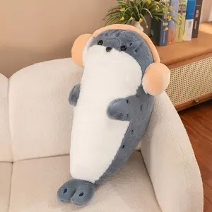 Cute Seal Plush Toy, Super Soft Sleeping Pillow, Sofa Cushion, Otter Doll, Birthday Gift for Boys and Girls, Holiday Gift