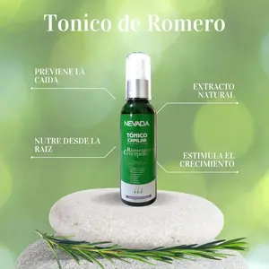 Romero Crecepelo Tónico Capilar - 100 ml | Estimula el crecimiento del cabello Haircare Rosemary Intensive Daily