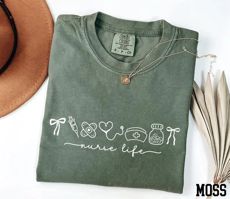 Comfort Colors Nurse Life Shirt, Nursing Shirt, Nurse Gift, Nursing School Shirt, Medical Student Tee, Registered Nurse Shirt, Nurse Shirt