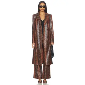 BY.DYLN x REVOLVE Xaavier Pant in Chocolate Snake