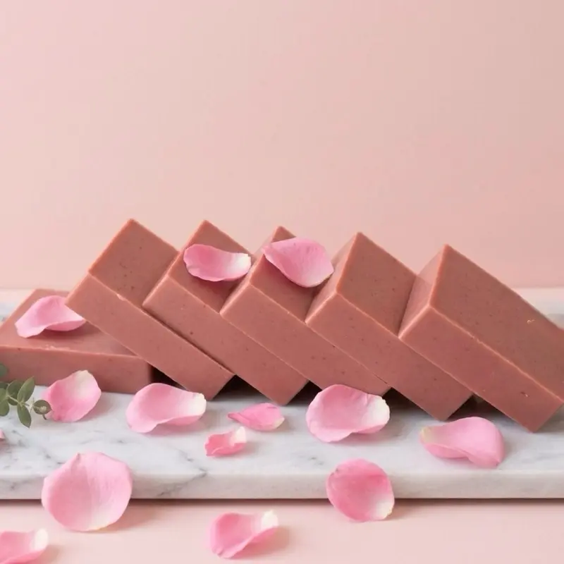 Handmade Artisanal Organics Petals Rose Soap (Jabon de Pétalos de Rosa Orgánicos)
