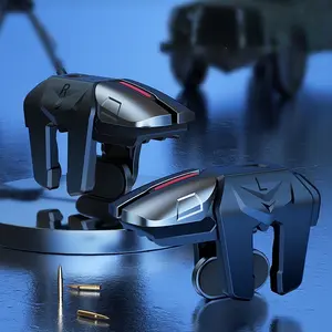 The G21 mobile game trigger is an ergonomic retractable gamepad with auxiliary buttons and mechanical buttons for mobile games handheld gaming console