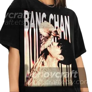 Bangchan Retro 90s Distressed Bootleg T-shirt,  KPOP T-shirt and Gift For Her or Him - SKZ Shirt