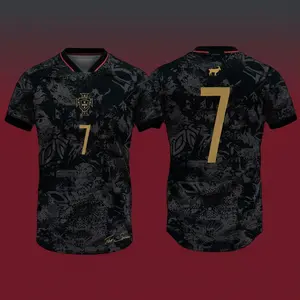 New 2026 The Siu Seven Edittion Black Color Soccer Jersey, Vintage Streetwear Soccer Jersey, Perfect Gifts, Gifts Boyfriend, Sports Top, Gym Athletic Clothes