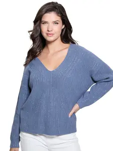 GUESS Female Lorien Rhinestone Sweater