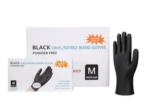 Vinyl Nitrile Blend Disposable Gloves, Synthetic Disposable Gloves, Heavy Duty Cleaning Gloves, Household Cleaning, Gardening Gloves, Industrial Work Gloves, Multi-Purpose Hand Protection, Single Use Protective Gloves
