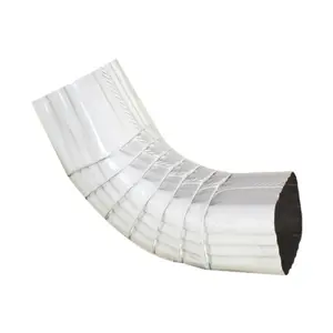 212 MAIN Spectra Gutter Systems 2x3 in. A-Elbow, A-Elbow Shape, White, Efficient Drainage, Water Diversion Accessory