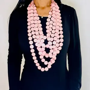 Wooden Necklace | 6 Strands