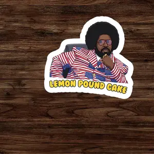 Afroman Lemon Pound Cake Case Closed Sticker Funny Meme Free Speech Vinyl Decal Waterproof Car Laptop USA