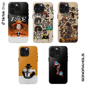 Anime Ace Case Shell Phone Cover for iPhone 11 12 13 14 15 16 Pro Max/Samsung Galaxy s23 s24 + Ultra