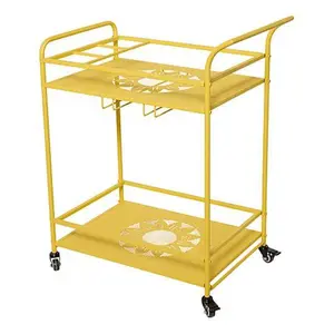 Improvements Mobile Trolley Rolling Bar Cart