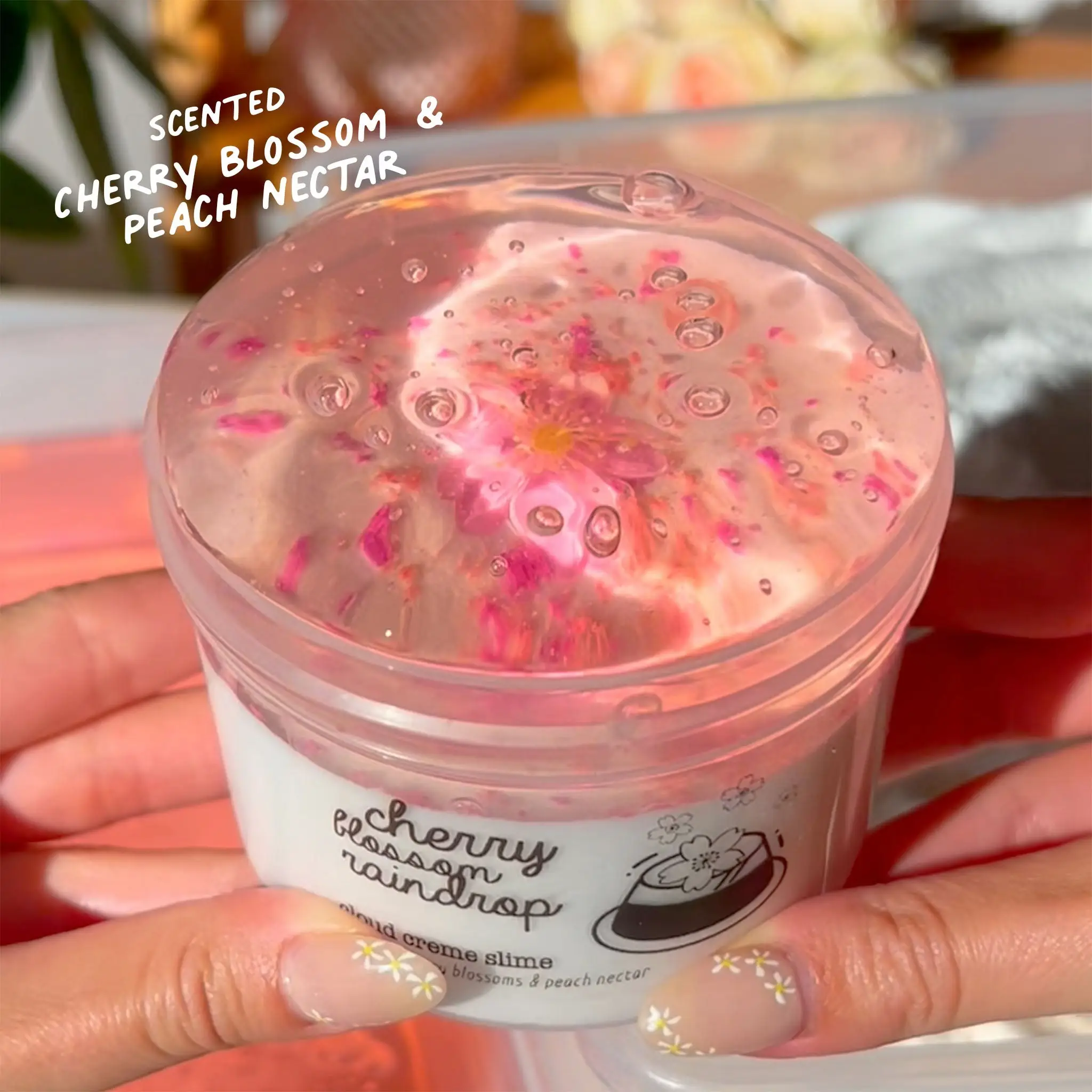 Cherry Blossom Raindrop Slime