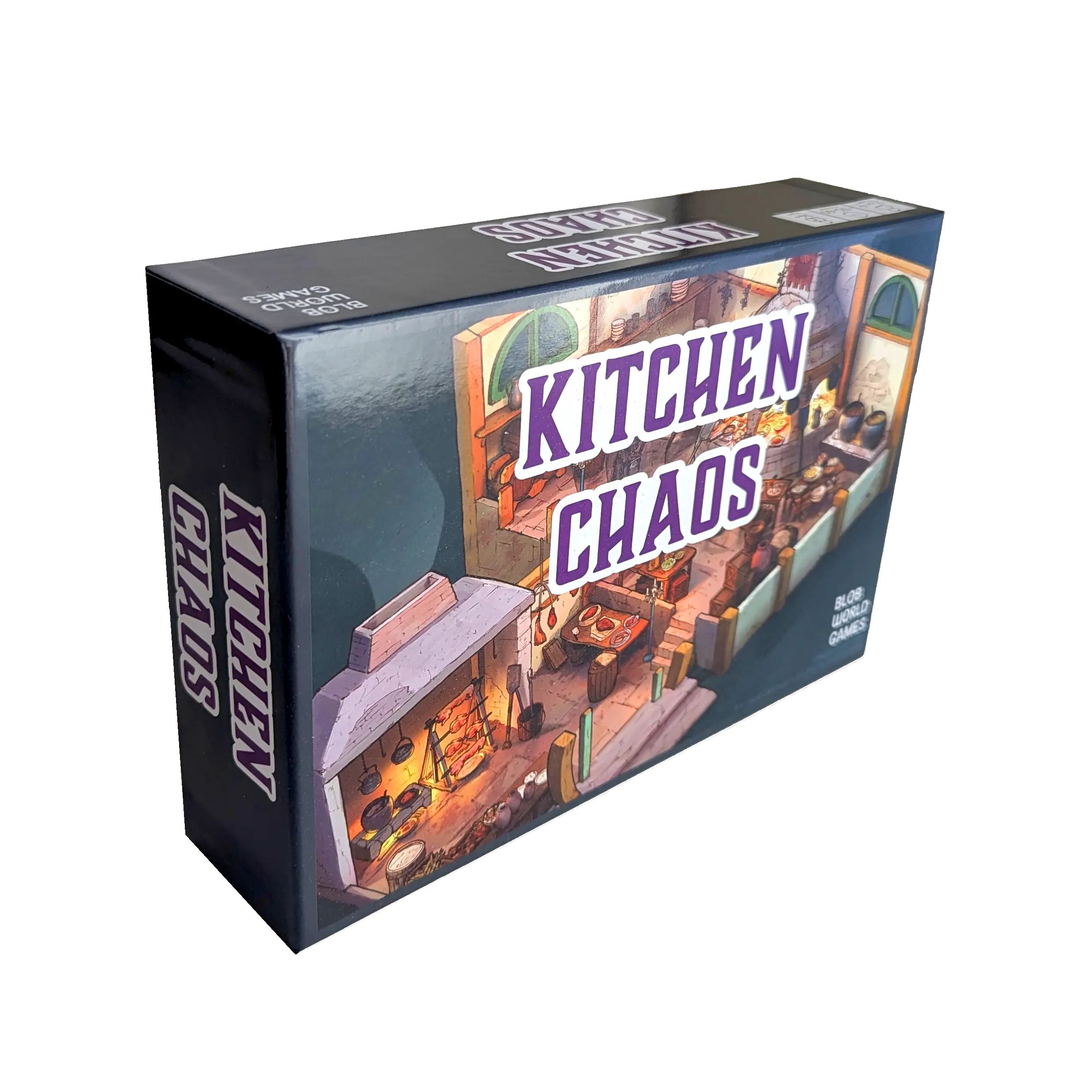 Kitchen Chaos Board Game, the chaotic cooking board game with traps! 2 or 4 Players, 30-60 Minute Game time, Family Friendly Fun