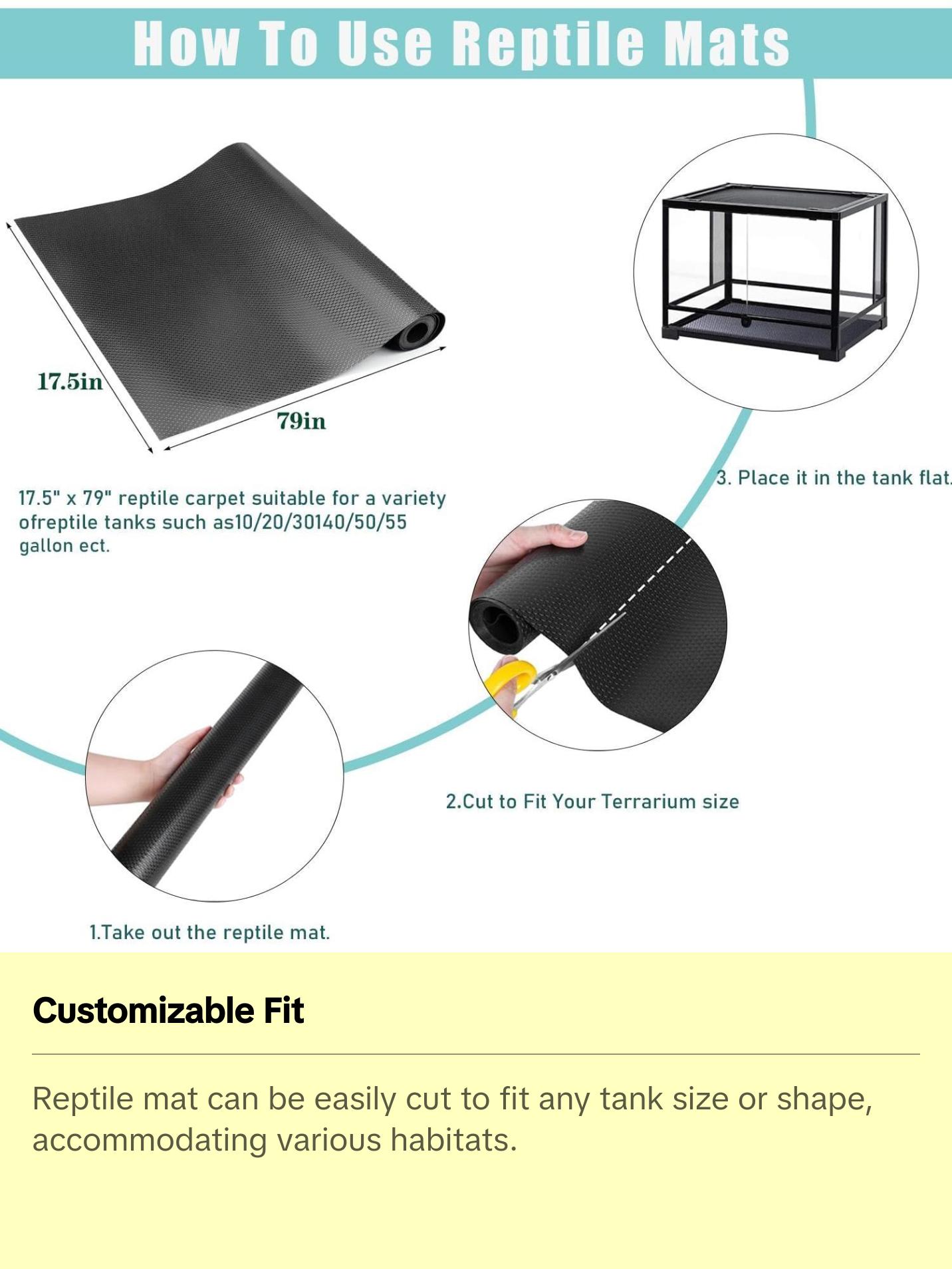 Bearded Dragon Tank Accessories, Reptile Mat Hammock Plants Bridge Jungle Climber Vines Terrarium Decorations for Bearded Dragon Lizard Snake (10 PCS with Reptile Mat) Bearded Dragon Tank Accessories, Reptile Mat Hammock Plants Bridge Jungle Climber Vines Terrarium Decorations for Bearded Dragon Lizard Snake (10 PCS with Reptile Mat)